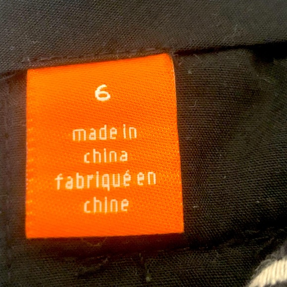 JOE FRESH Black White Pattern Shorts - Size 6 - Picture 4 of 6